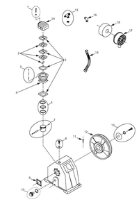 Part Location Diagram of VH901100AV Chicago Pneumatic CRANKCASE BREATHER VH & VT